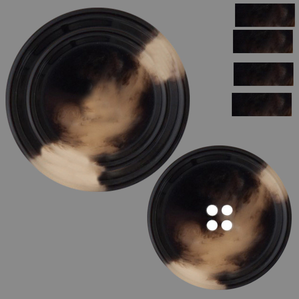 A properly textured and mapped button image